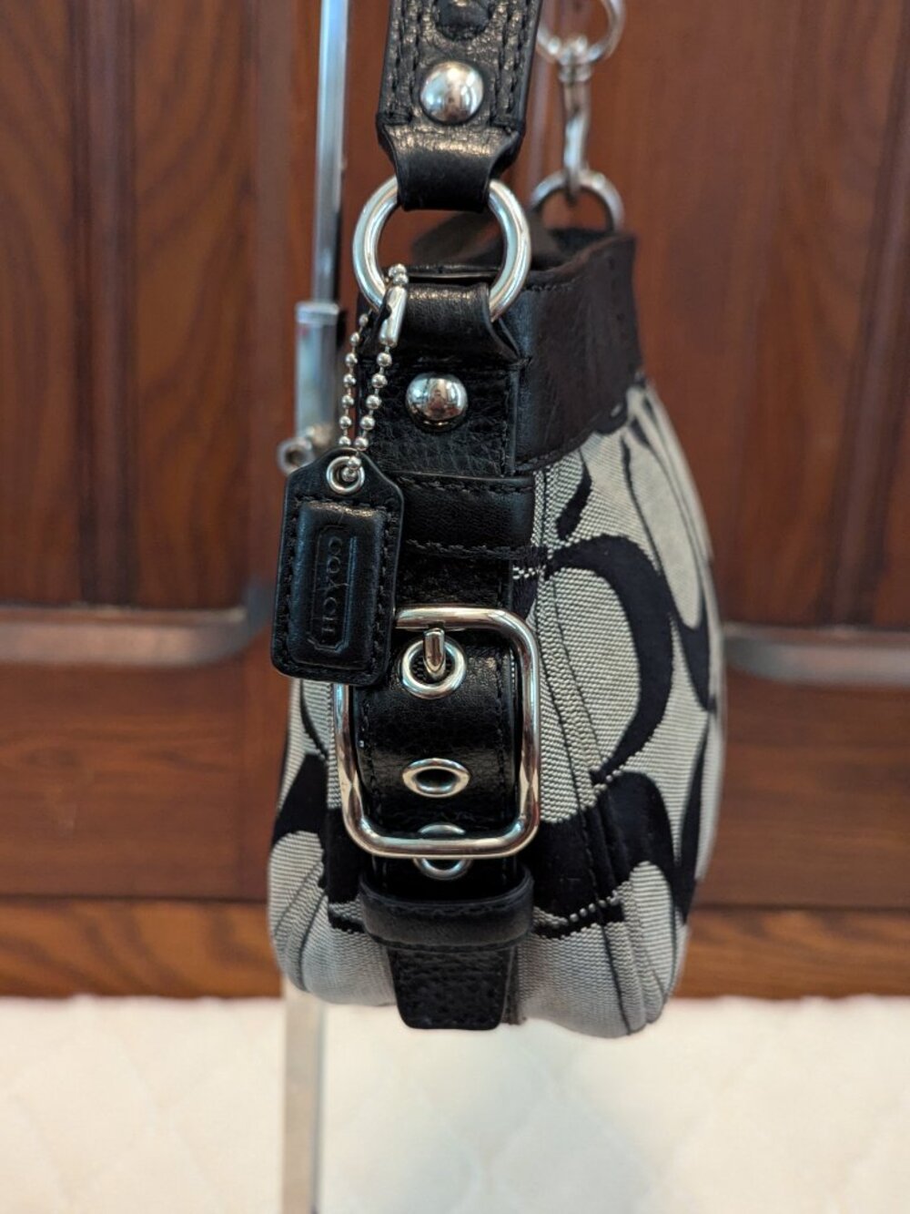COACH Mini Zoe Hobo Shoulder Bag - Picture 5 of 11